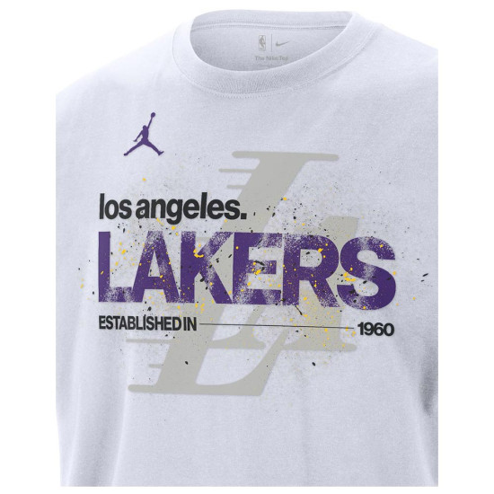 Nike Ανδρική κοντομάνικη μπλούζα Los Angeles Lakers Courtside Jordan '85 Statement T-Shirt
